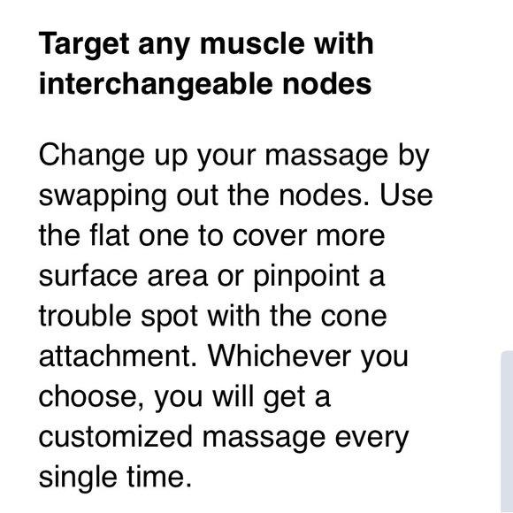 Sharper Image Compact Sport Power Percussion Portable Deep Tissue Massager NWWT - Picture 12 of 16